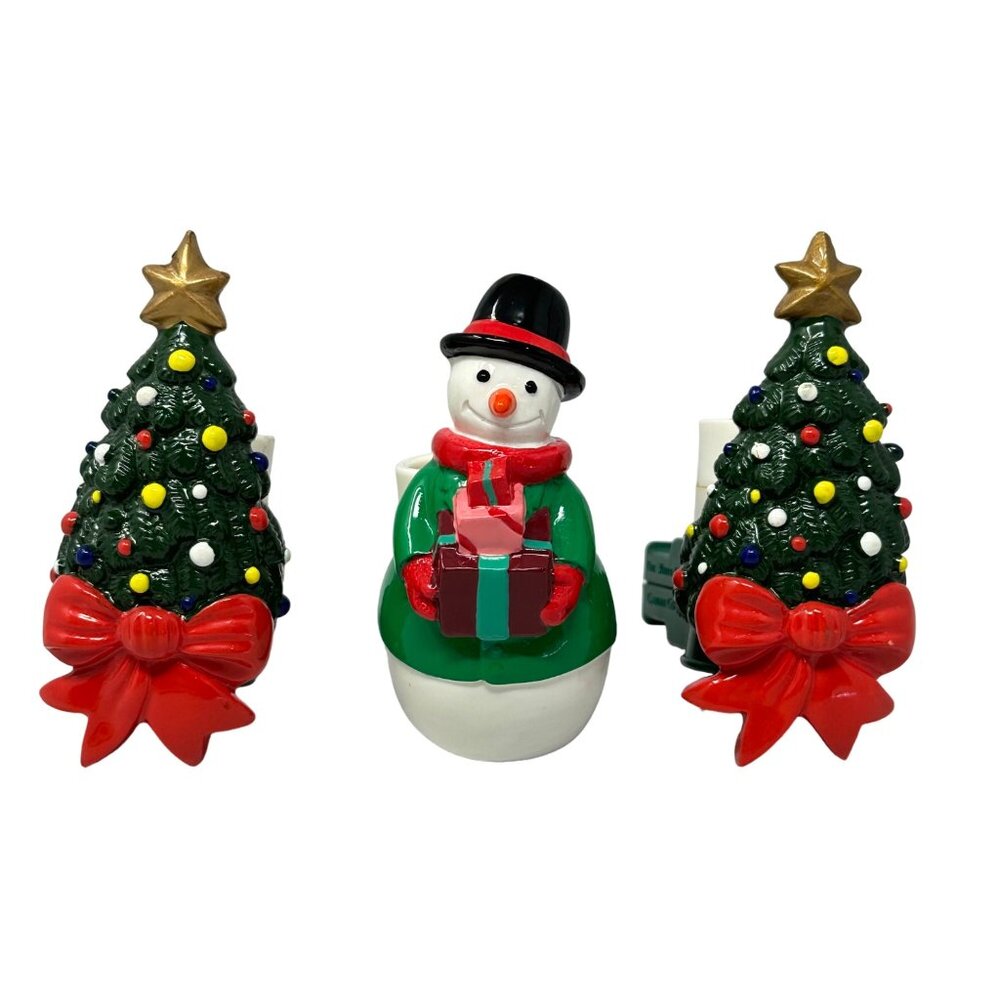 White Barn Candle Wallflowers Plug In Christmas Trees Snowman Wall Diffusers